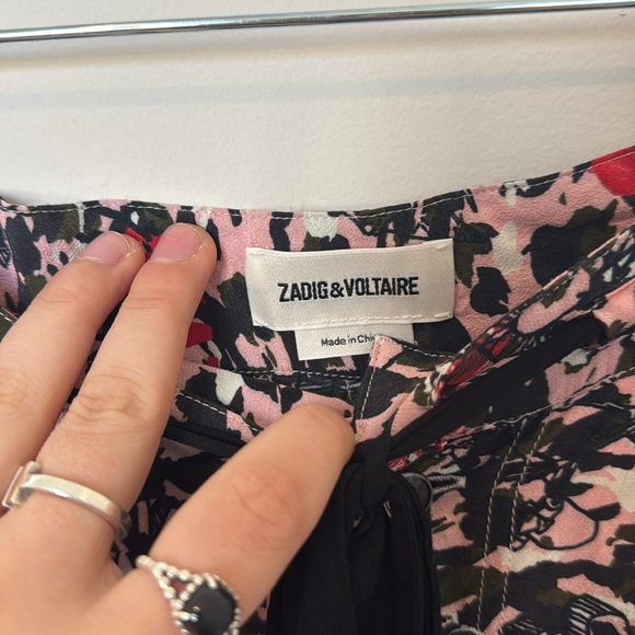 Zadig & Voltaire Pink Sing Leo Ohtake Shorts - EU34 / US 2 - Picture 6 of 8